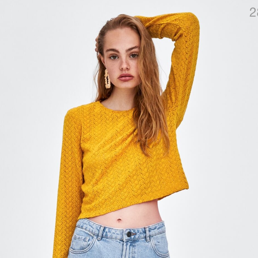 ✨3 for $25✨ Zara Structured Lace Top